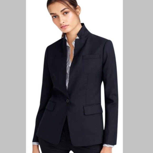 J. Crew Jackets & Blazers - J. Crew Regent Blazer in Linen Black 10